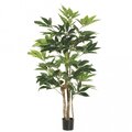 4 feet Schefflera Tree with 227 Leaves in Pot Green