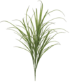 63 inches Plastic Cane Grass Bush - 60 Green Leaves - 5 inches Stem