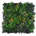 40" x 40"  UV Resistant and Fire Rated NFPA Exotic Artificial Green Wall Panel / Vertical Garden