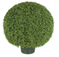 30 inches Plastic Outdoor Boxwood 30” Wide Ball -Green - Wire Frame with Steel Pipe - Weighted Ba...