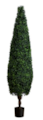 6’ UV Resistant Artificial Boxwood Topiary Cone Tree (Indoor/Outdoor)