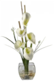18" Cream Calla Lilly Liquid Illusion