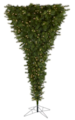 8 Foot Upside Down Spruce Artificial Christmas Tree With 850 Warm White (Multifunction) LED Light...