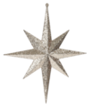 12 Inch Rose Gold Glitter Star Ornament