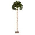 7’ Christmas Palm Artificial Tree With 300 White Warm LED Lights