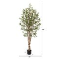 5’ Olive Artificial Tree With 1656 Leaves