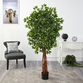 5.5' Super DeluxeNatural Trunk Ficus Artificial Tree with