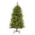 5' Vancouver Fir "Natural Look" Artificial Christmas Tree with 350 Clear LED Lights and 1054 Bendable Branches