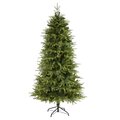 6.5' Vancouver Fir "Natural Look" Artificial Christmas Tree with 400 Clear LED Lights and 2158 Bendable Branches