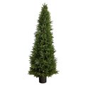 5.5' Cypress Cone Topiary Artificial Tree UV Resistant (Indoor/Outdoor)