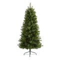 6’ Slim West Virginia Mountain Pine Artificial Christmas Tree With 629 Bendable Branches