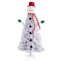 6.5' Snowman Artificial Christmas Tree with 804 Bendable Branches