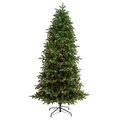 7' South Carolina Fir Artificial Christmas Tree with 550 Clear Lights and 2078 Bendable Branches