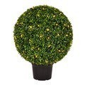 24 inches Outdoor Boxwood Ball in Pot UV 100WW LED