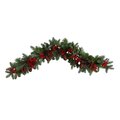 40" Pines, Red Berries and Pinecones Artificial Christmas Garland