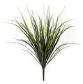 36 inches Outdoor Grass Bush - Tutone Green Leaves - 6 inches Stem - Bare Stem