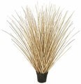 41 INCH PVC ONION GRASS BUSH - BEIGE/BROWN