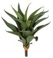 22 Inch Fire retardant outdoor UV Rated  plastic agave green 18 leaves