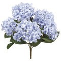 14 Inch Hydrangea Bush with five Stems Delphinium Blue