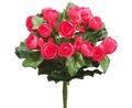 10" Artificial Begonia Flower Bush -Red (pack of 12)