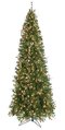 9' Mixed Needle Pine Christmas Tree - 100 Pine Cones - 750 Warm White LED Lights