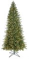 7.5' Spruce Christmas Tree - Slim Size - 550 Warm White 5.5mm LED Lights