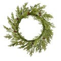 30" Cedar Pinecone Wreath 40Tips