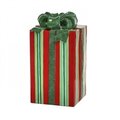 23" RESIN CHRISTMAS GIFT BOX DECORATION Multi color