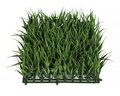 10 inches x 10 inches FireSafe Polyblend Outdoor UV Grass Mat. 4 inches Grass Height. Made for Indoor/Outdoor