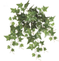 19" Outdoor UV Protected PVC Ivy Leaf Bush 30 Green