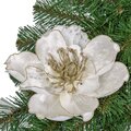 6 Inch Velvet Magnolia Clip Ornament
