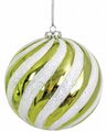 6 inches Reflective/Glittered Twill Ball Ornament