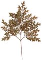 27" Small Pin Oak Branch - 81 Leaves - Brown - FIRE RETARDANT