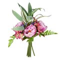 14'' Artificial Pink-Mauve Peony Bouquet, Pack of 2