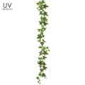 5′ UV Protected PVC Ivy Leaf Garland Green