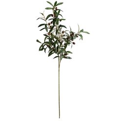 39 inches Green Olive Spray with olives ****3 pc min order ****