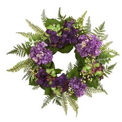24" Hydrangea Berry Wreath