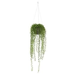 String of Pearl Artificial Plant Hanging Basket