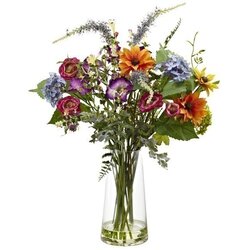 Spring Garden Floral w/Vase