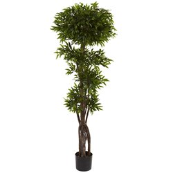 60 inches  Outdoor/Indoor UV Ruscus Tree