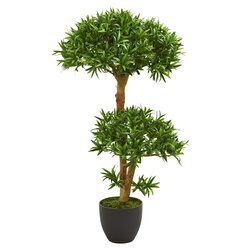 3' Bonsai Styled Podocarpus Artificial Tree