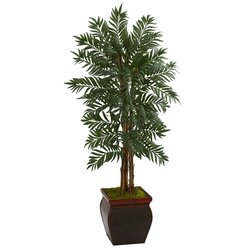 5' Parlor Palm Artificial Tree in Decorative Planter