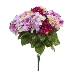 19" Hydrangea Artificial Plant (Set of 3)