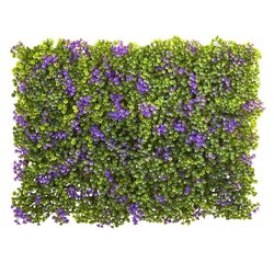 6" x 6" Purple & Green Clover Mat (Set of 12)