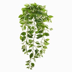 32" Wandering Jew Hanging Artificial Plant (Set of 2) (Real Touch)