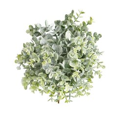 8" Frosted Eucalyptus Decorative Artificial Ball (Set of 3)