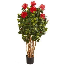 5' Hibiscus Artificial Tree