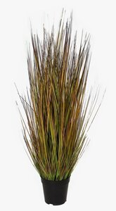 35 inches PVC ONION GRASS BUSH | MIXED GREEN/DARK BROWN