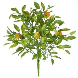 16 INCH PLASTIC MINI ORANGE BUSH