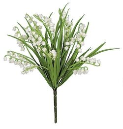 12 INCH LILY OF THE VALLEY BUSH X 7